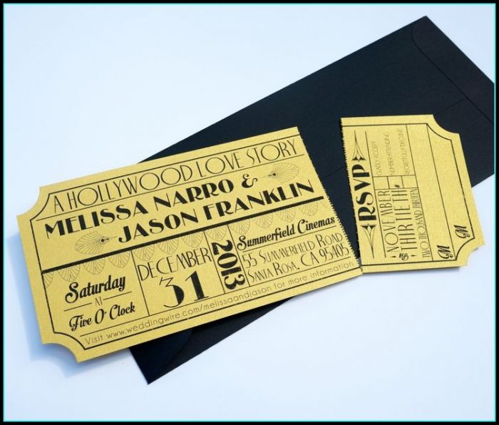 Hollywood Prom Ticket Template Hollywood Prom Ticket Template