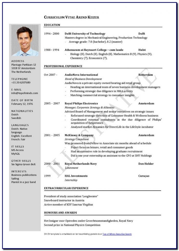 Latest Professional Resume Template Latest Professional Resume Template