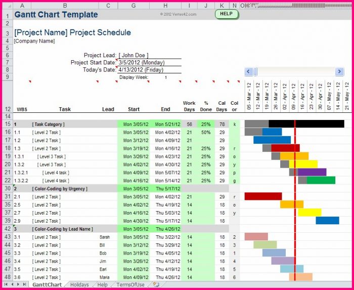 Microsoft Excel Project Management Template Free Microsoft Excel Project Management Template Free