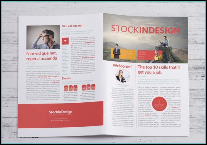 Newsletter Template Indesign Free Newsletter Template Indesign Free