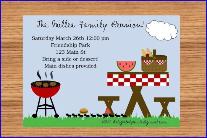 Picnic Invitation Template Word Picnic Invitation Template Word