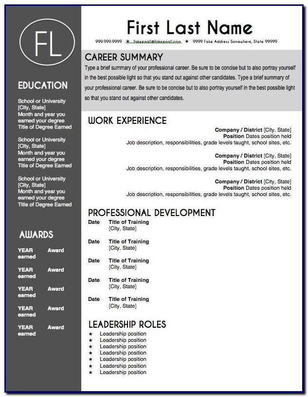 Professional Cv Template Editable Professional Cv Template Editable