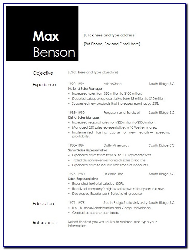 Professional Cv Template For Openoffice Professional Cv Template For Openoffice