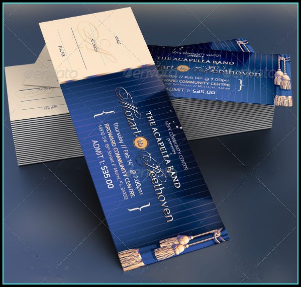 Prom Ticket Design Template Prom Ticket Design Template