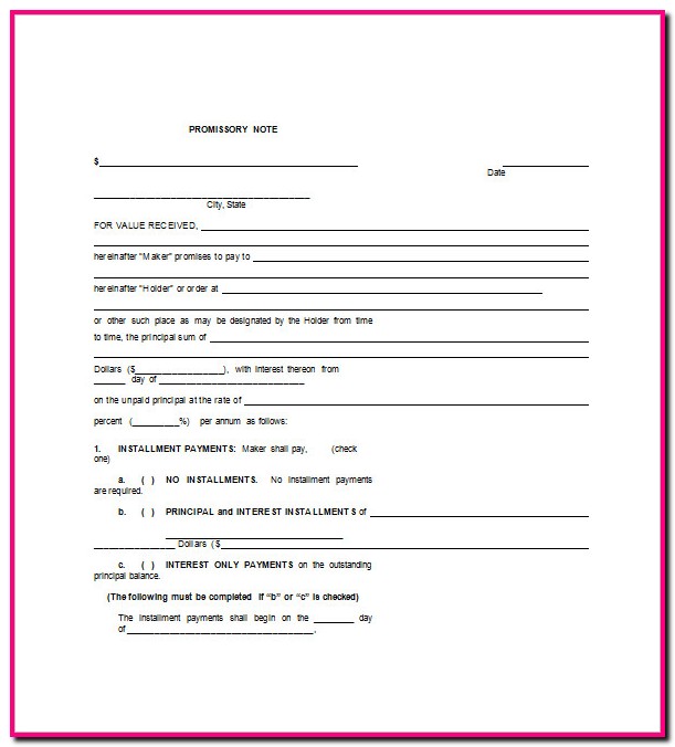 Promissory Note Template Uk Free Promissory Note Template Uk Free