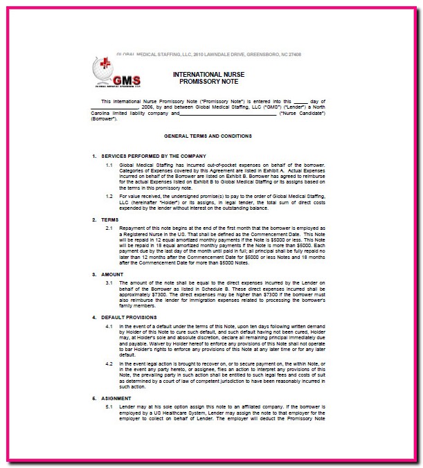 Promissory Note Template Uk Promissory Note Template Uk