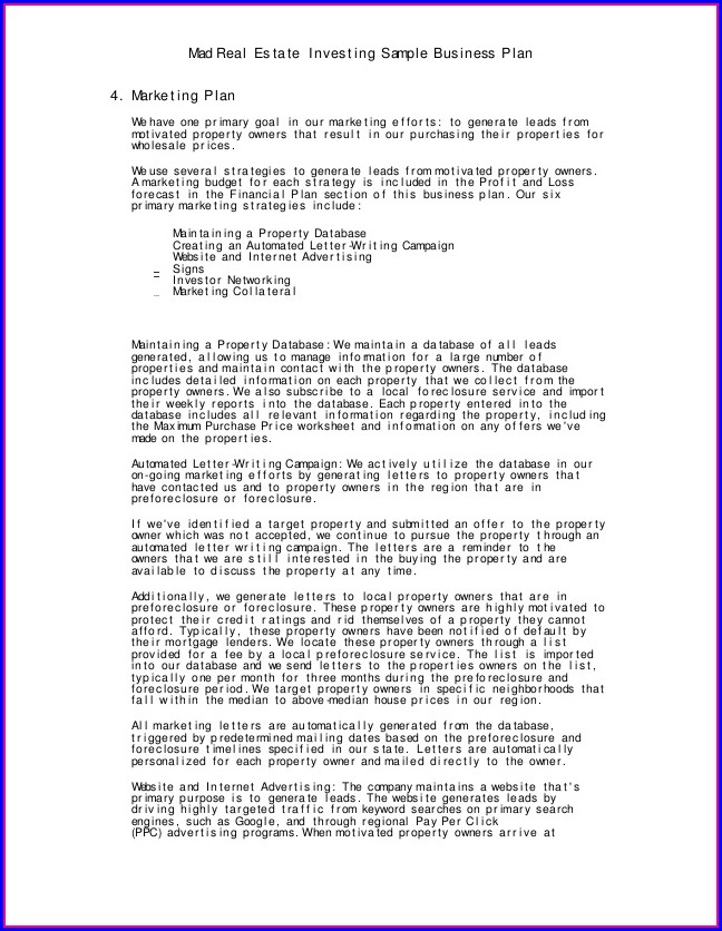 Real Estate Investment Contract Template Real Estate Investment Contract Template