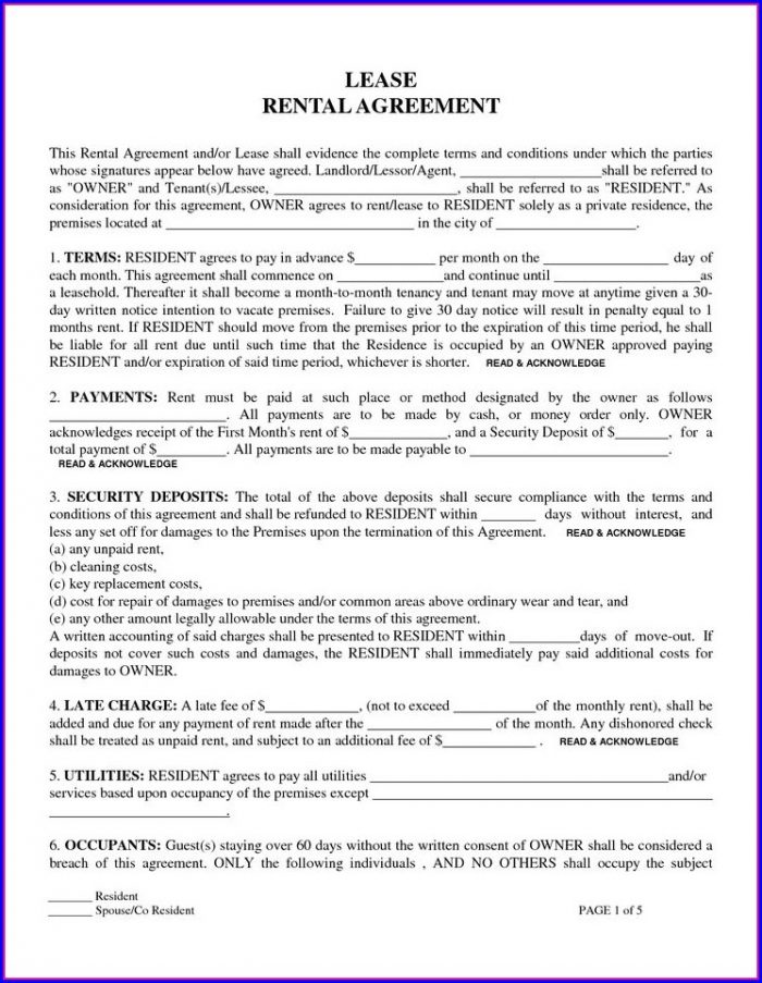 Real Estate Rental Contract Template Real Estate Rental Contract Template