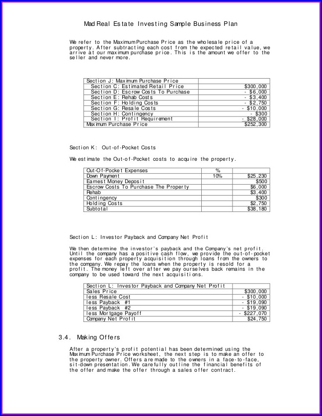 Real Estate Wholesale Contract Template Real Estate Wholesale Contract Template