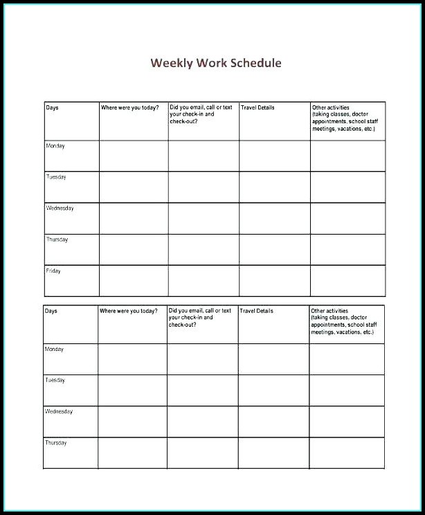 Rotating On Call Schedule Template Rotating On Call Schedule Template