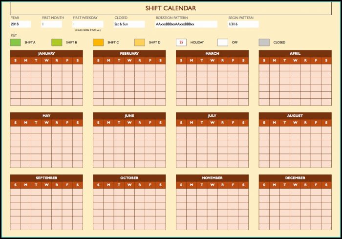 Rotating Shift Work Schedule Template Rotating Shift Work Schedule Template