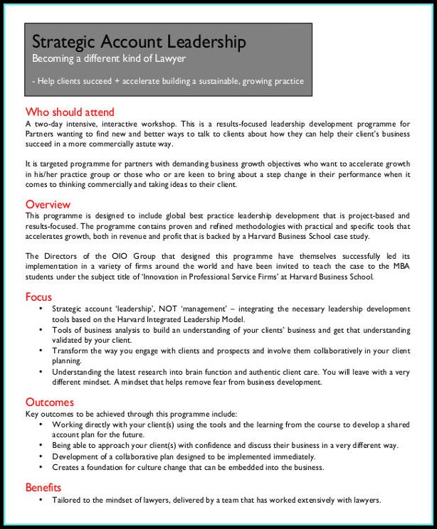 Strategic Account Plan Template Free Strategic Account Plan Template Free