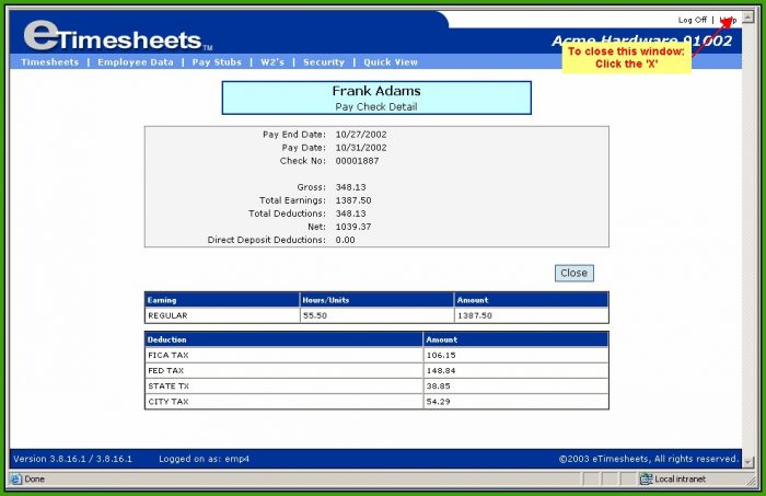 Paystub Generator Templates-1 : Resume Examples