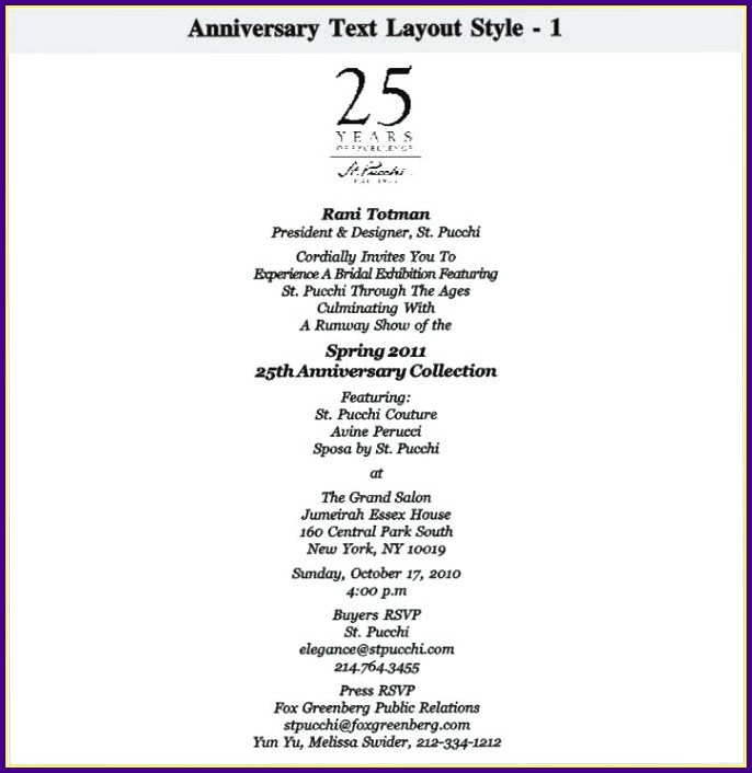Wedding Reception Programme Template