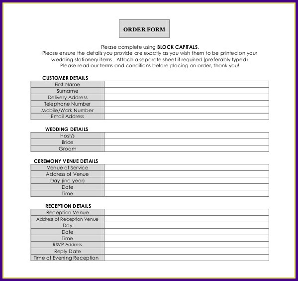 Wedding Reception Running Order Template Wedding Reception Running Order Template