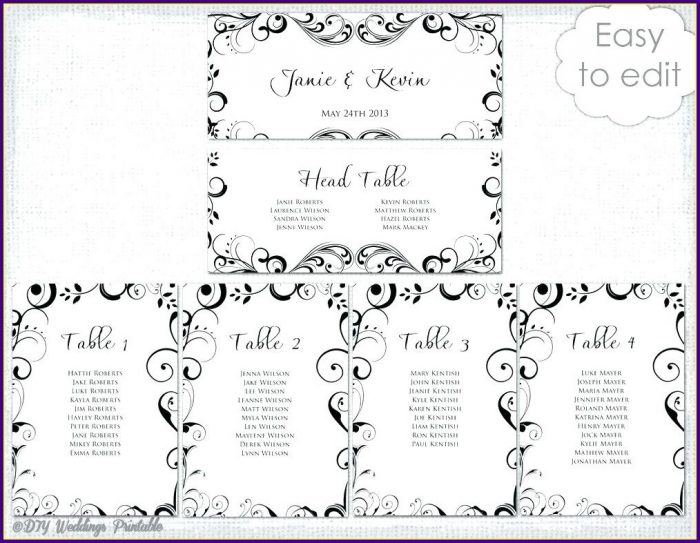 Wedding Reception Seating Chart Template Powerpoint Wedding Reception Seating Chart Template Powerpoint