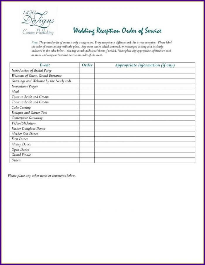 Wedding Reception Slideshow Template Wedding Reception Slideshow Template