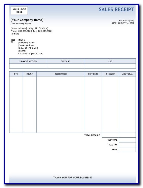 Free Blank Invoice Template Word Free Blank Invoice Template Word