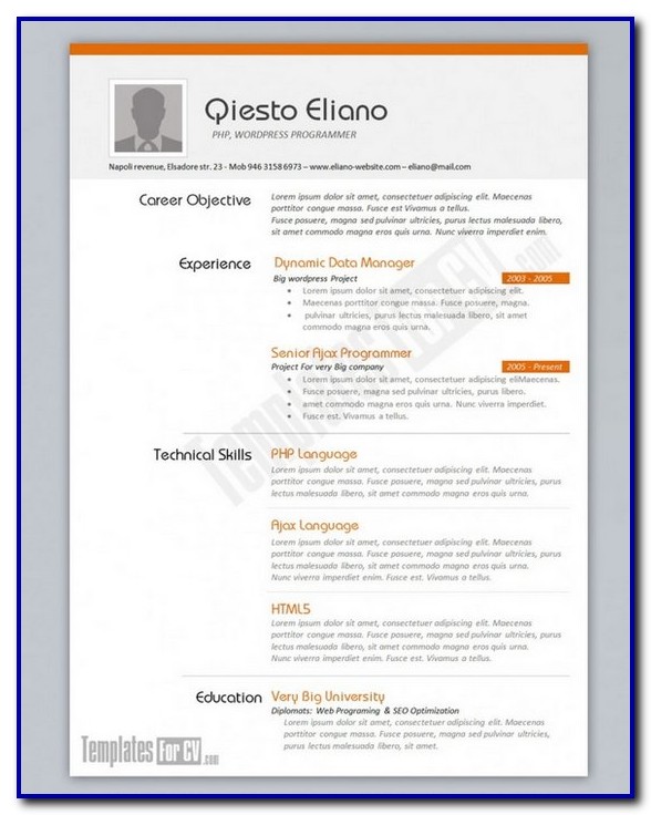 Free Creative Resume Templates Microsoft Word Download Free Creative Resume Templates Microsoft Word Download