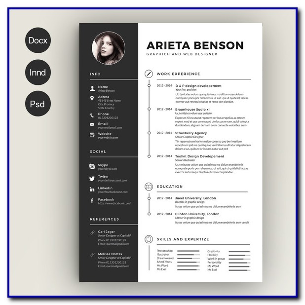 Free Modern Resume Templates Microsoft Word Free Modern Resume Templates Microsoft Word