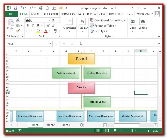 Free Organizational Chart Template Excel Free Organizational Chart Template Excel