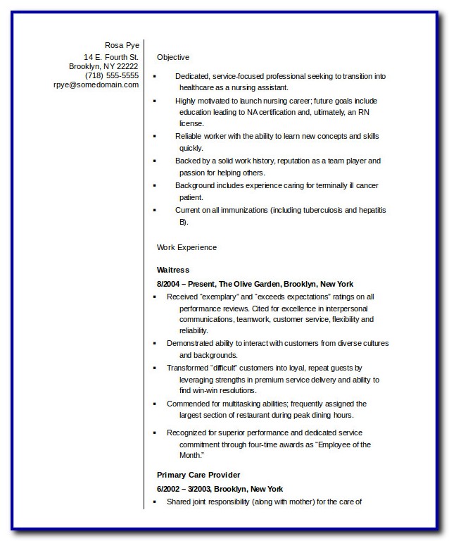 Nursing Resume Template Word Nursing Resume Template Word