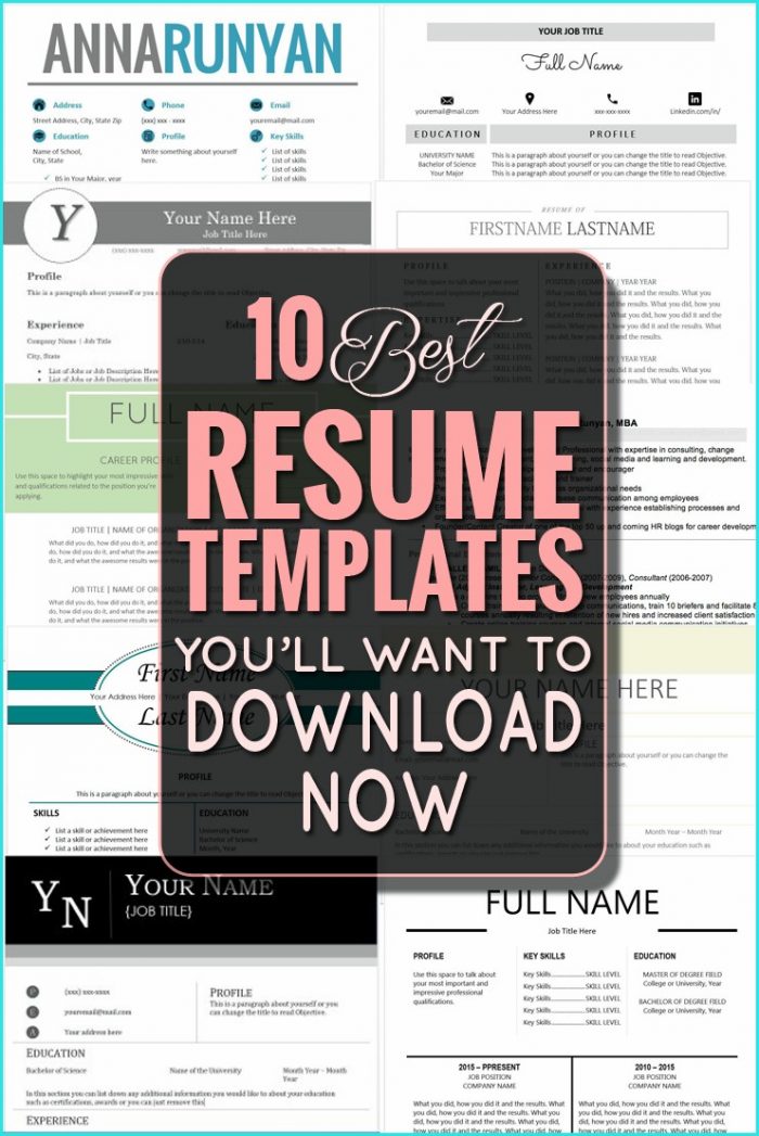 Best Site To Download Resume Templates Best Site To Download Resume Templates