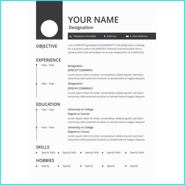 Download Resume Templates Free Download Resume Templates Free