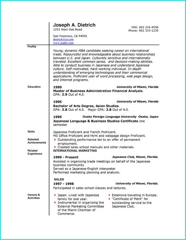 Download Resume Templates Word 2010 Download Resume Templates Word 2010