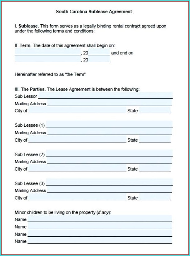 Sublease Agreement Template Singapore Sublease Agreement Template Singapore