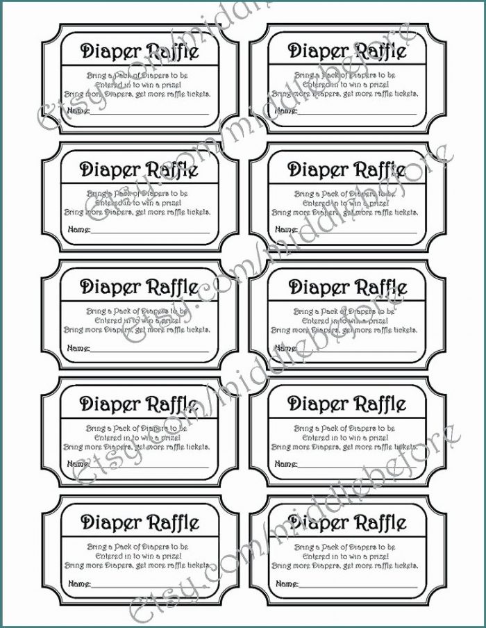Baby Shower Raffle Ticket Template Free Baby Shower Raffle Ticket Template Free