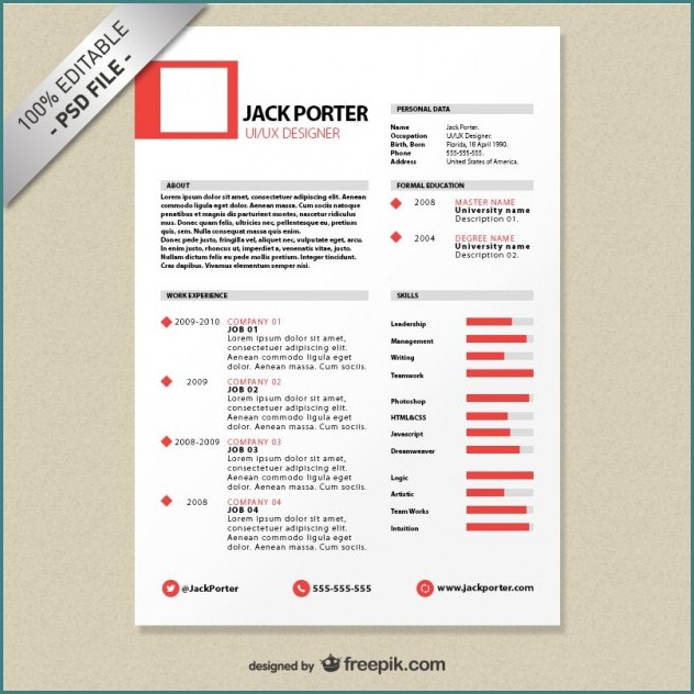 Free Modern Resume Templates Download Free Modern Resume Templates Download