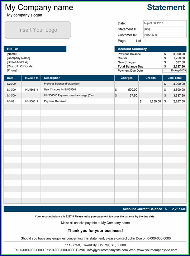 Bank Statement Template Excel Bank Statement Template Excel