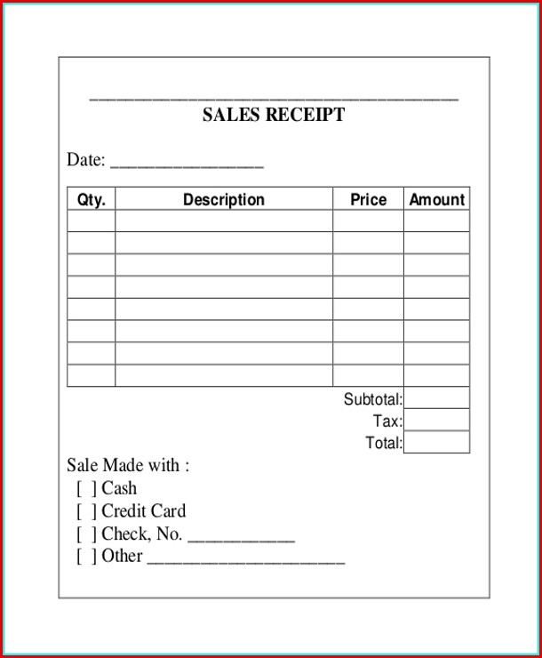 Free Invoice Blank Template Printable Free Invoice Blank Template Printable