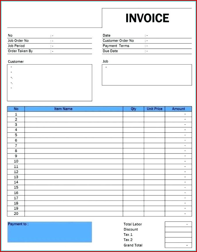 Free Invoice Template Maker Free Invoice Template Maker
