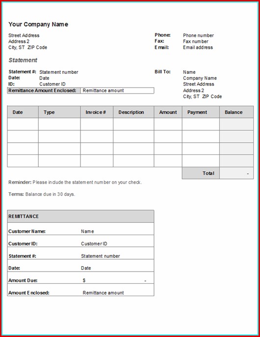 Free Invoice Template With Discount Free Invoice Template With Discount