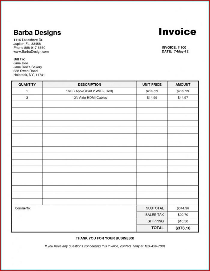 Free Invoice Templates Uk Free Invoice Templates Uk