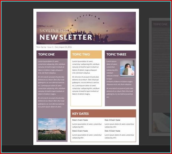Free Newsletter Templates Microsoft Word Free Newsletter Templates Microsoft Word
