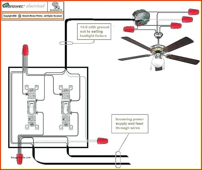 Ceiling Fan Wiring Diagram 2 Switches Ceiling Fan Wiring Diagram 2 Switches