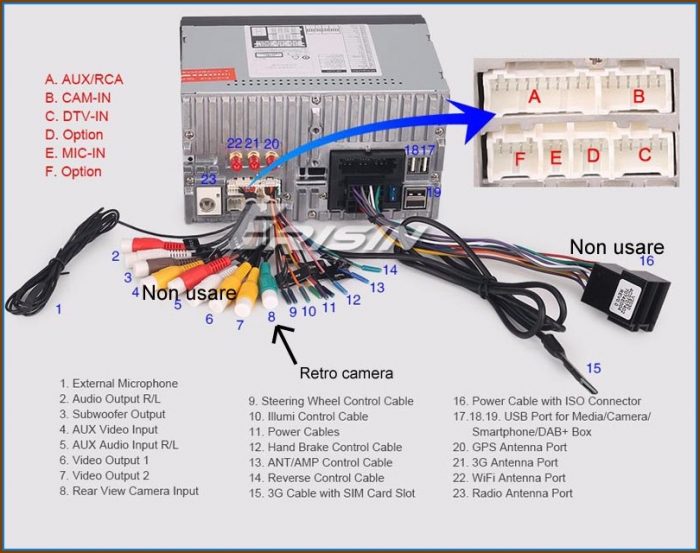 Chinese Android Car Stereo Wiring Diagram Chinese Android Car Stereo Wiring Diagram