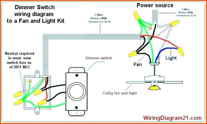 Wiring Diagram For Ceiling Fan With Light Switch Wiring Diagram For Ceiling Fan With Light Switch
