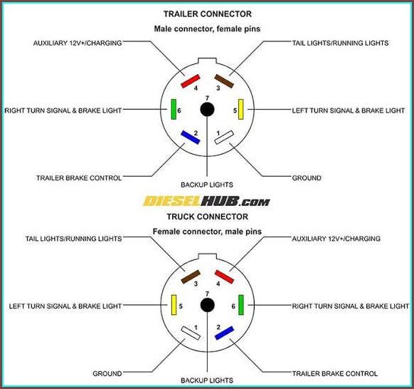 7 Pin Trailer Plug Diagram 7 Pin Trailer Plug Diagram