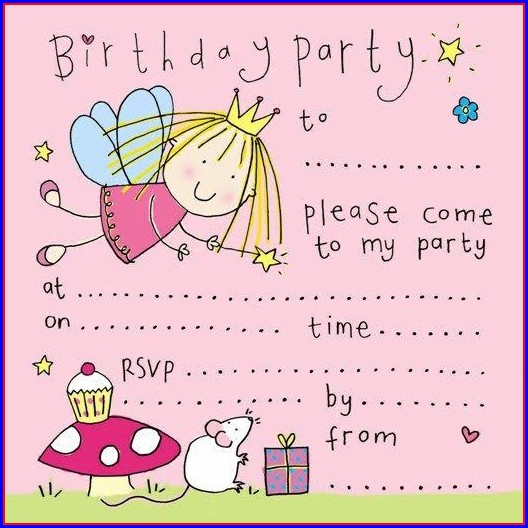 Birthday Party Invitation Card Template Free Download Birthday Party Invitation Card Template Free Download