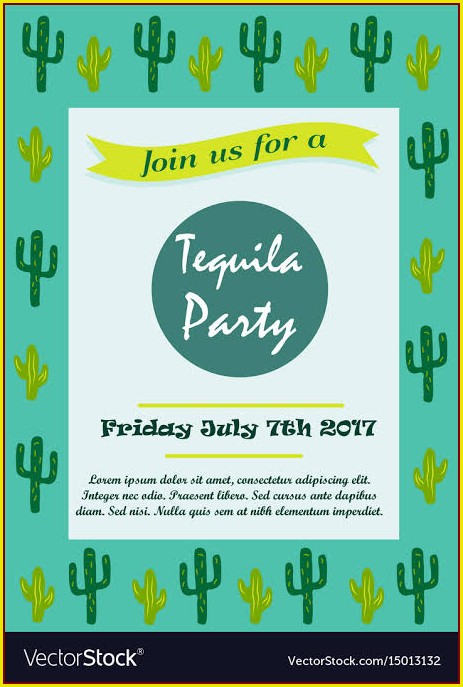 Cactus Invitation Template Free Cactus Invitation Template Free