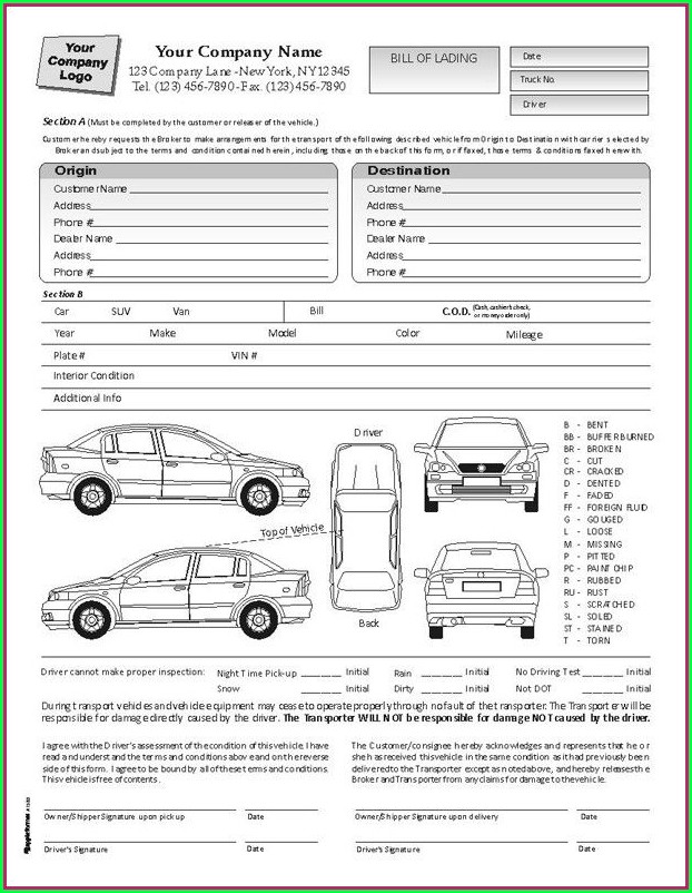 Car Rental Checklist Form Template Car Rental Checklist Form Template