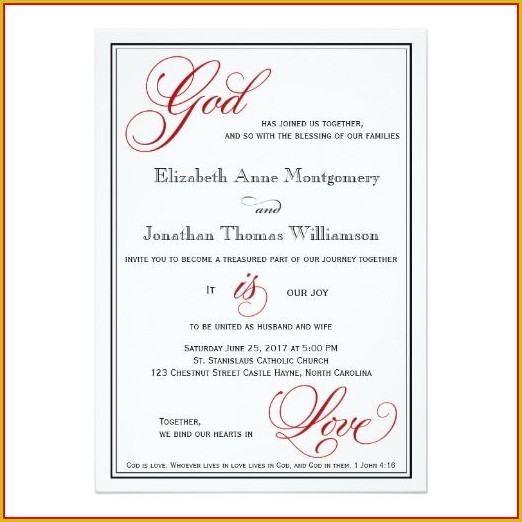 Christian Wedding Card Templates Christian Wedding Card Templates