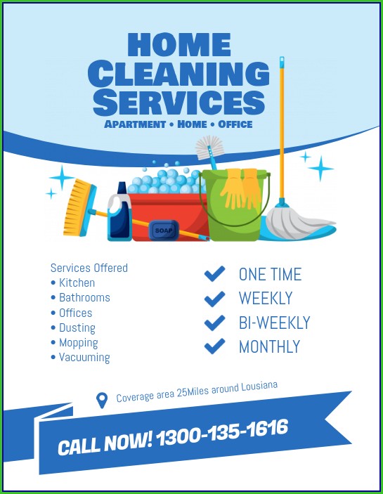 Cleaning Flyers Templates Cleaning Flyers Templates