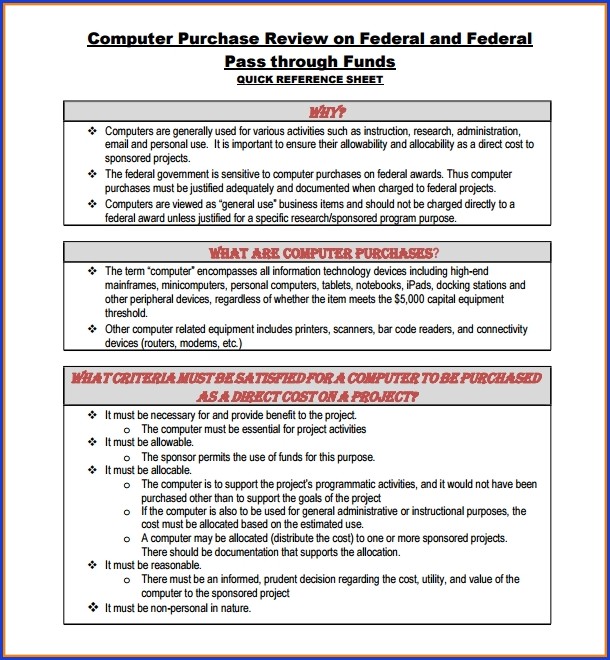 Computer Purchase Proposal Template Computer Purchase Proposal Template