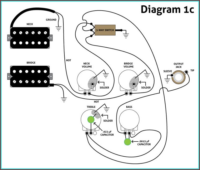 Electric Guitar Wiring Diagram Two Pickup Electric Guitar Wiring Diagram Two Pickup