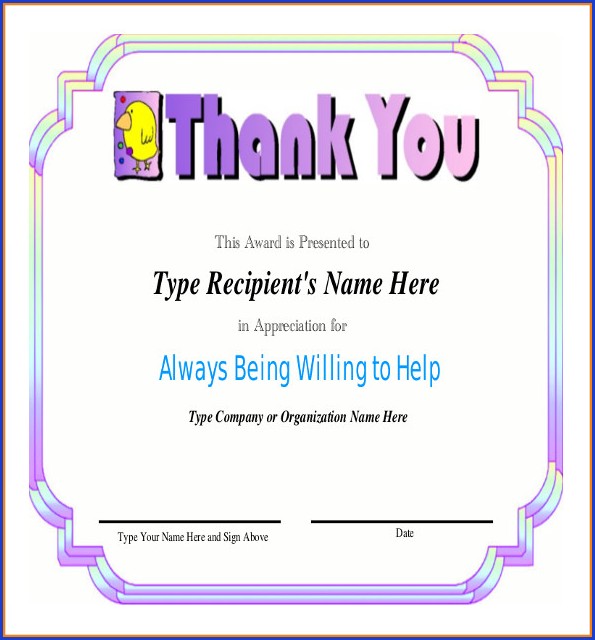 Employee Recognition Award Certificate Template Employee Recognition Award Certificate Template